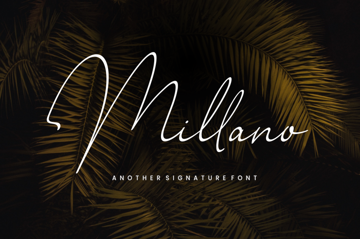 Millano字体 1
