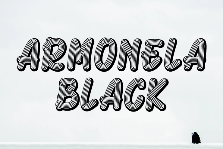 Armonela Black字体 1