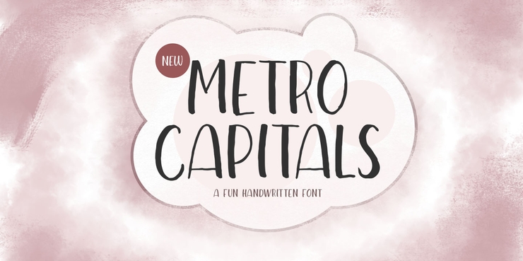 Metro Capitals字体 1