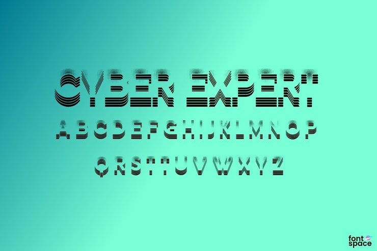 Cyber Expert字体 1