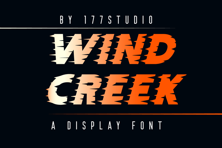 WIND CREEK字体 4