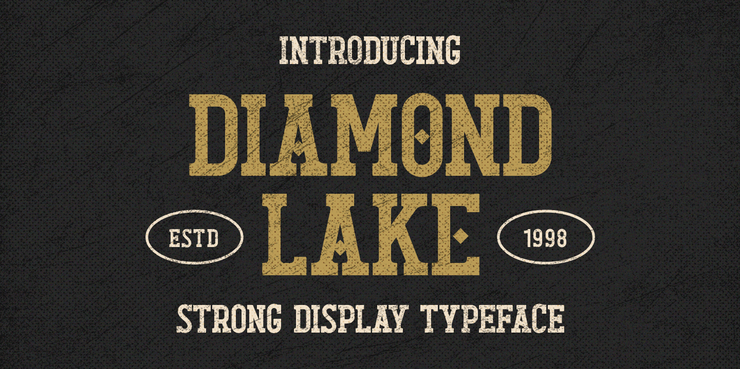 Diamond Lake字体 1