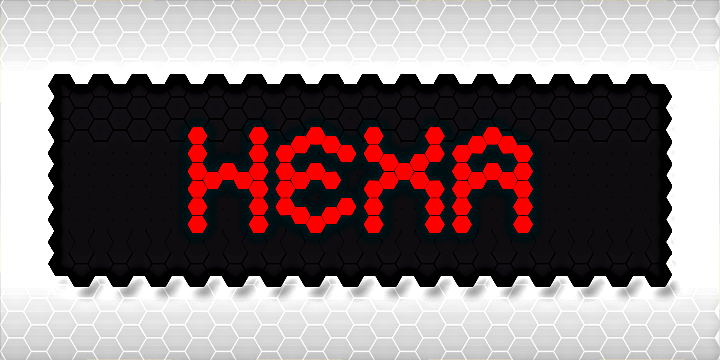 Hexa字体 3