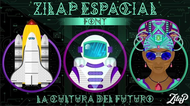 Zilap Espacial字体 2
