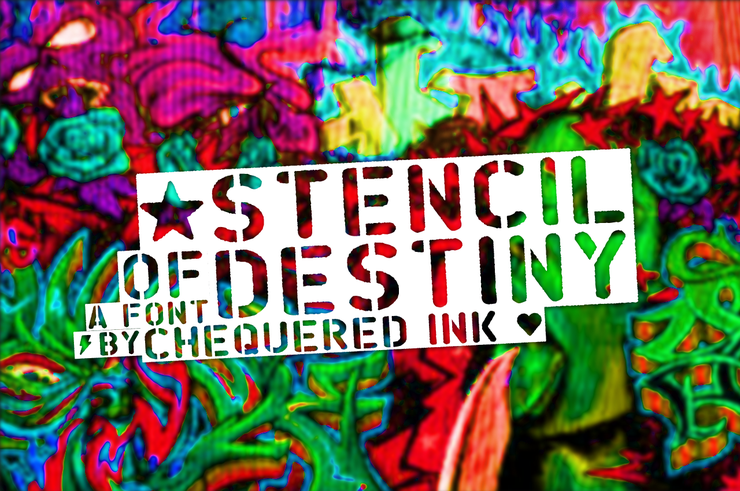 Stencil of Destiny字体 1