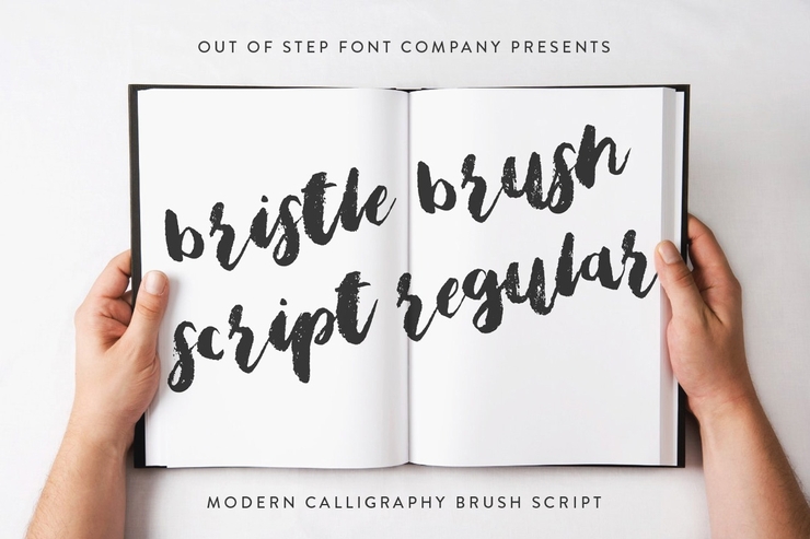 Bristle Brush Script字体 10