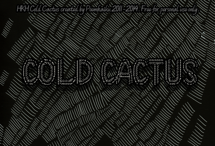 HKH Cold Cactus字体 1