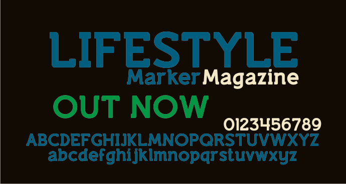 Lifestyle Marker M54字体 1