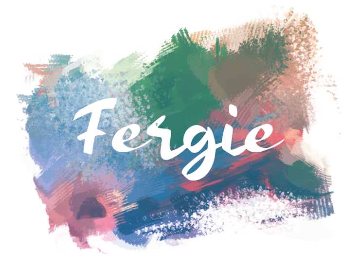 f Fergie字体 1