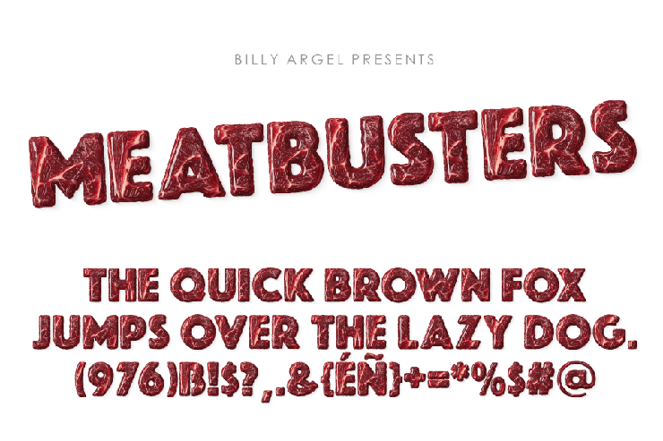 MEATBUSTERS字体 9
