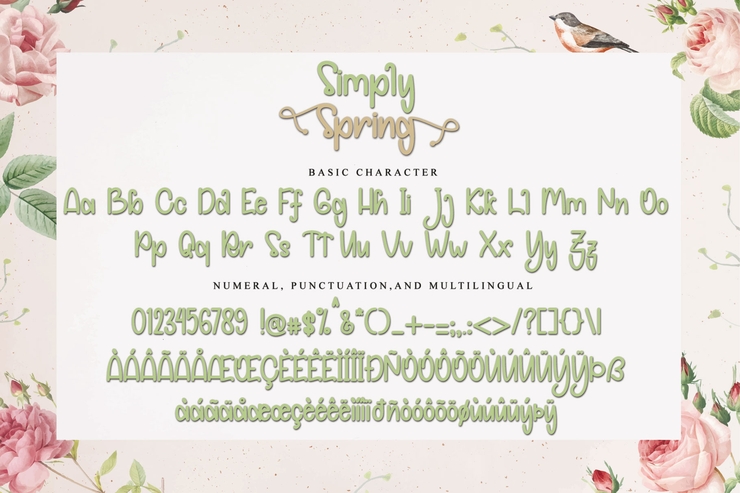 Simply Spring - PERSONALUSE字体 5