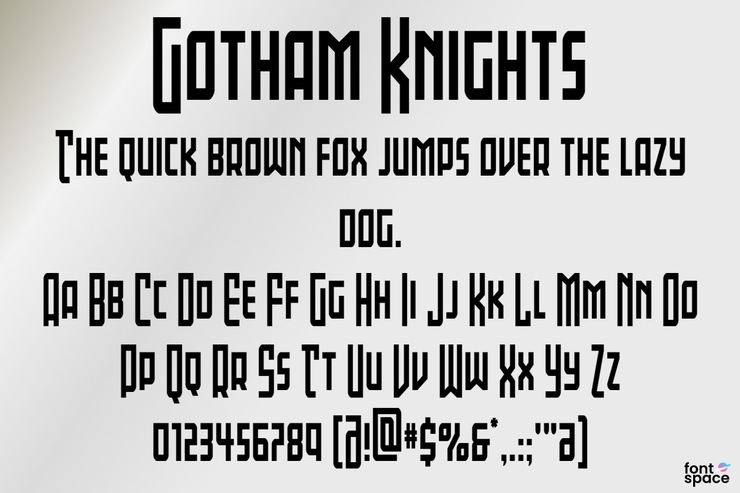 Gotham Knights字体 1