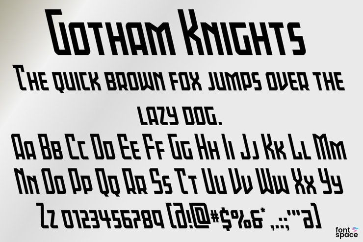 Gotham Knights字体 2