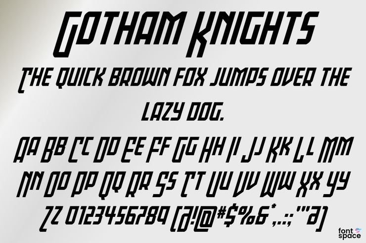 Gotham Knights字体 5