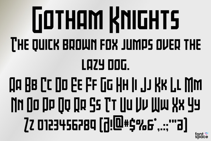 Gotham Knights字体 6