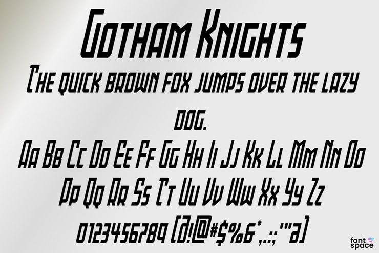 Gotham Knights字体 9