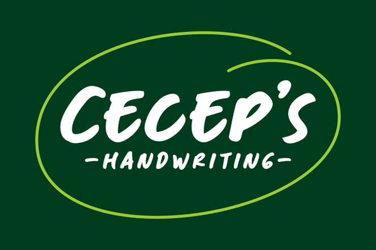 Cecep 's Handwriting字体 1
