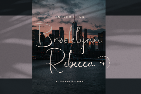 Brooklynn Rebecca字体 3