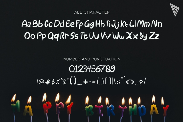 Birthday Party字体 2