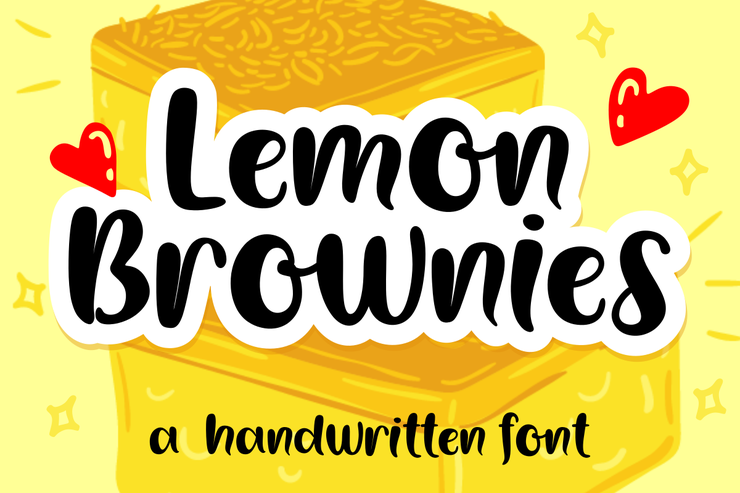 Lemon Brownies字体 2