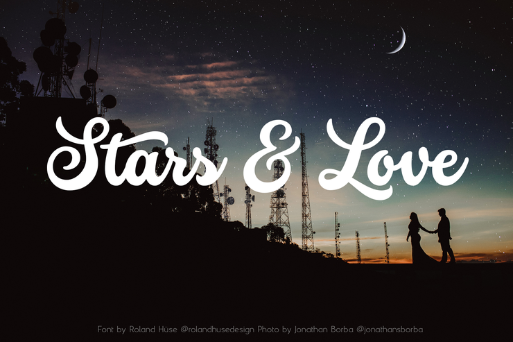 Stars & Love字体 1