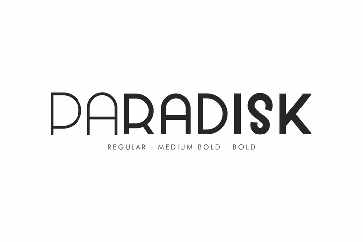 Paradisk字体 1