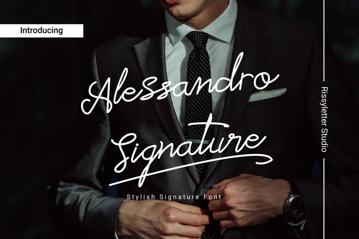 Alessandro Signature字体 2