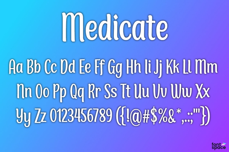 BB Medicate字体 1