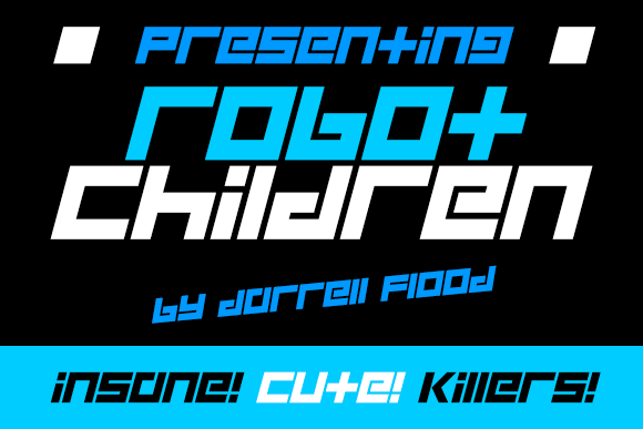 Robot Children字体 1