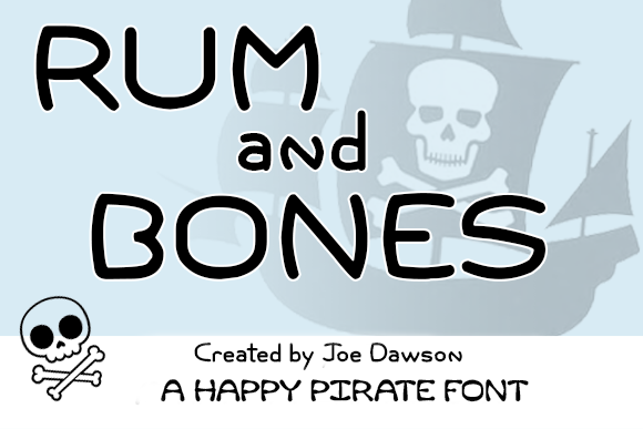 Rum and Bones字体 2