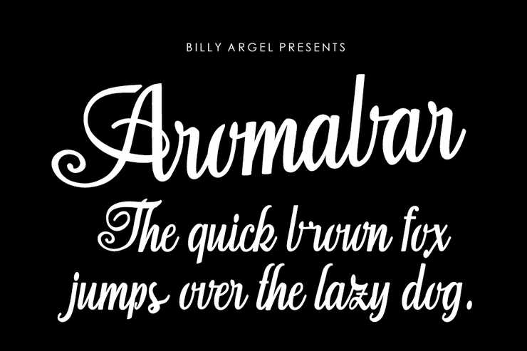Aromabar字体 1