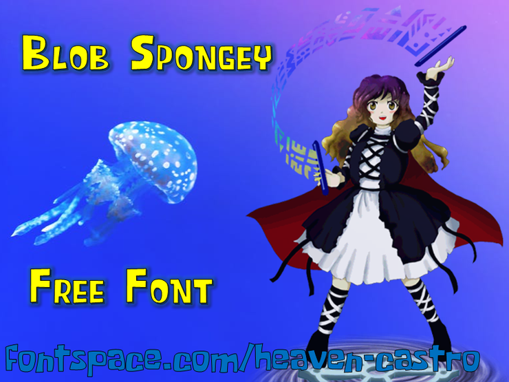 Blob Spongey字体 2