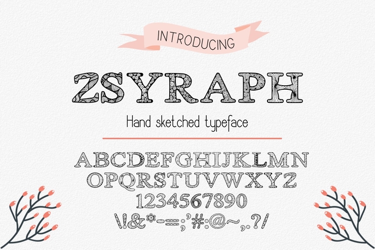 Zsyraph字体 4