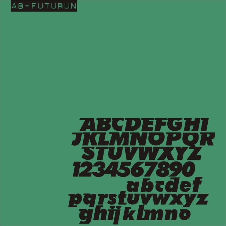 AB Futurun字体 1