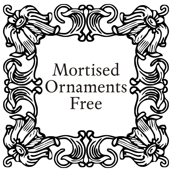 Mortised Ornaments字体 2