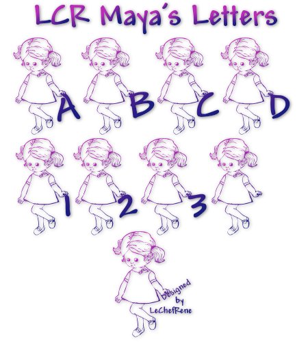 LCR Maya's Letters字体 1