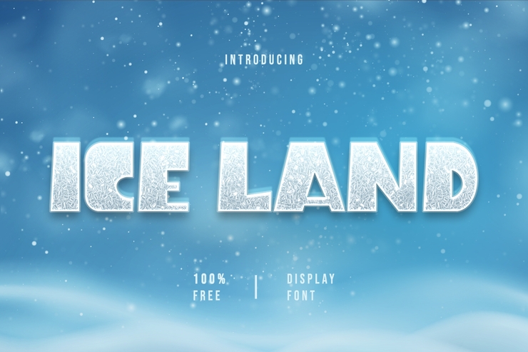 Ice Land字体 1