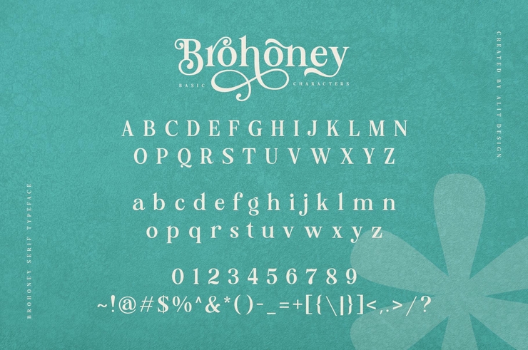 Brohoney字体 6