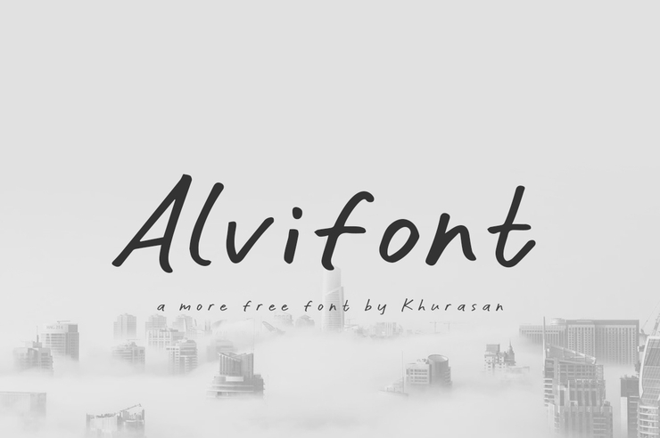 Alvifont字体 1