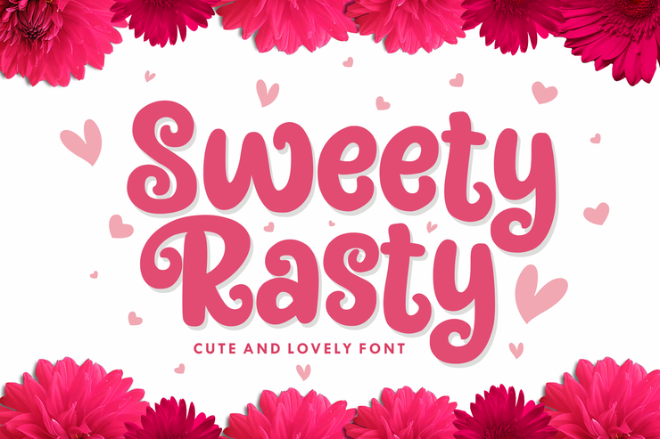 Sweety Rasty字体 3