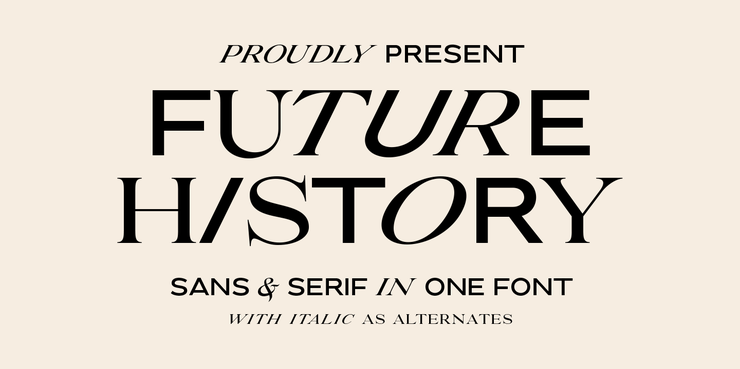 Future History字体 1