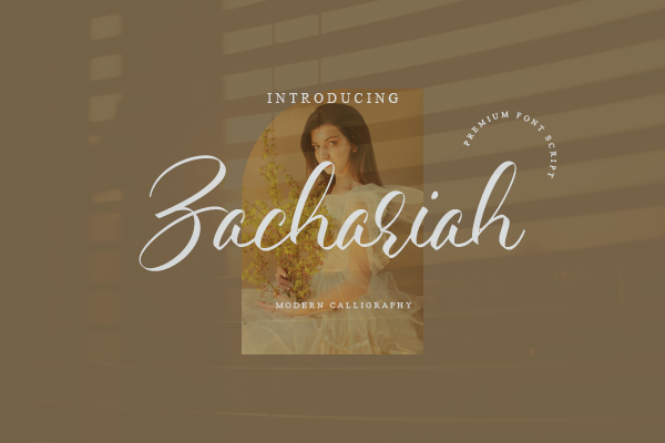 Zachariah字体 1