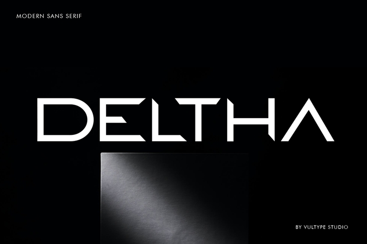 Deltha字体 4