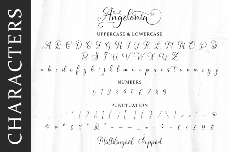 Angelonia字体 9