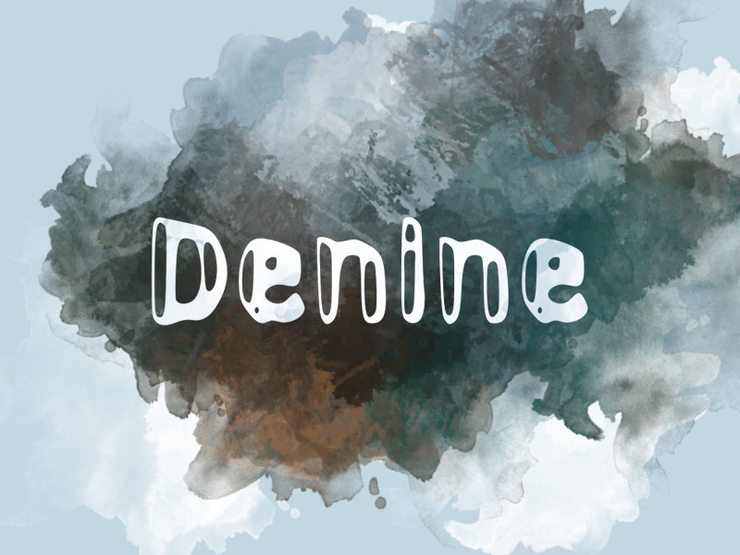 d Denine字体 1
