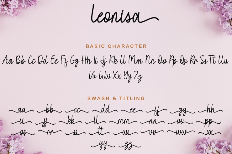 Leonisa字体 5
