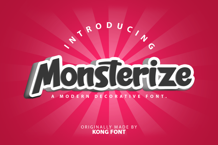 Monsterize字体 1