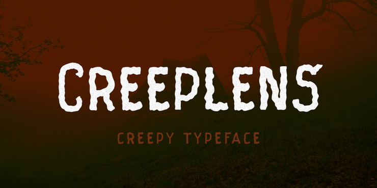 Creeplens字体 1