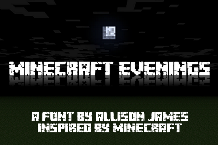 Minecraft Evenings字体 2