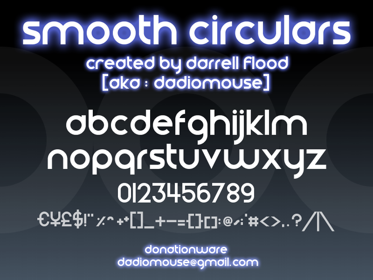 Smooth Circulars字体 1